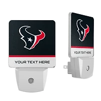 Houston Texans Personalized 2-Piece Nightlight Set