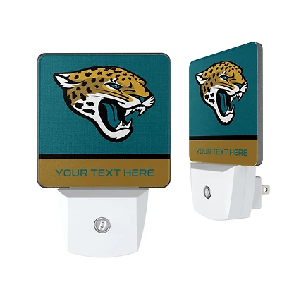 Jacksonville Jaguars Personalized 2-Piece Nightlight Set