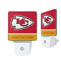 Kansas City Chiefs Personalized 2-Piece Nightlight Set