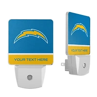 Los Angeles Chargers Personalized 2-Piece Nightlight Set