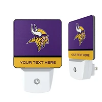Minnesota Vikings Personalized 2-Piece Nightlight Set