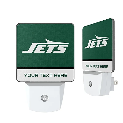 New York Jets Personalized 2-Piece Nightlight Set