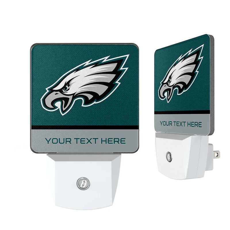 Philadelphia Eagles Personalized 2-Piece Nightlight Set