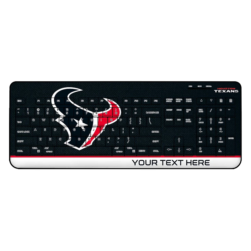 Houston Texans Personalized Wireless Keyboard
