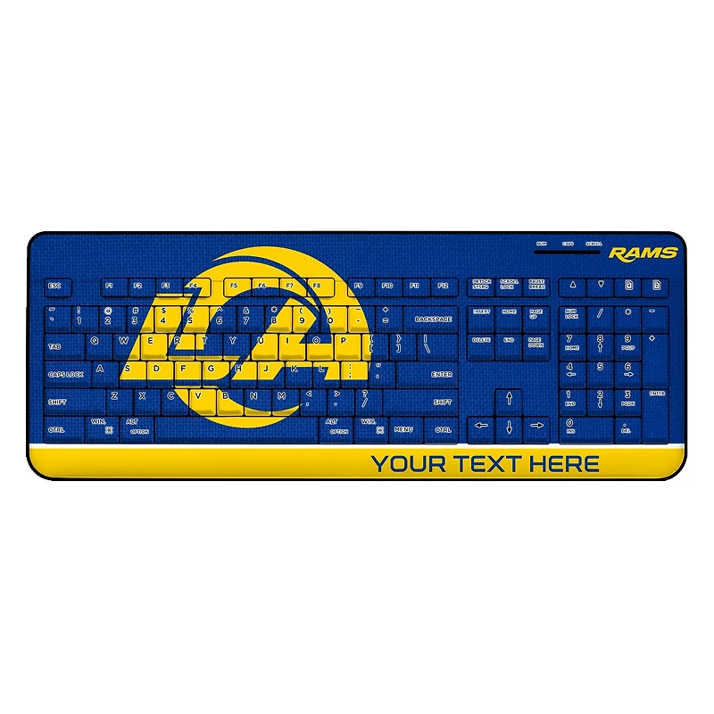 Los Angeles Rams Personalized Wireless Keyboard