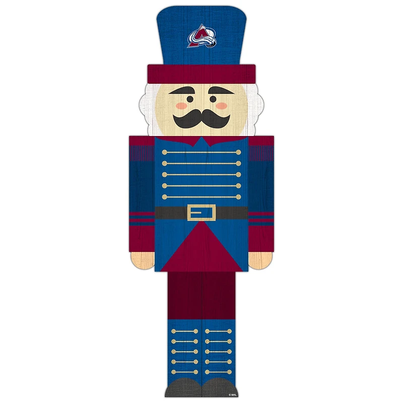 Colorado Avalanche 31'' Nutcracker Leaner