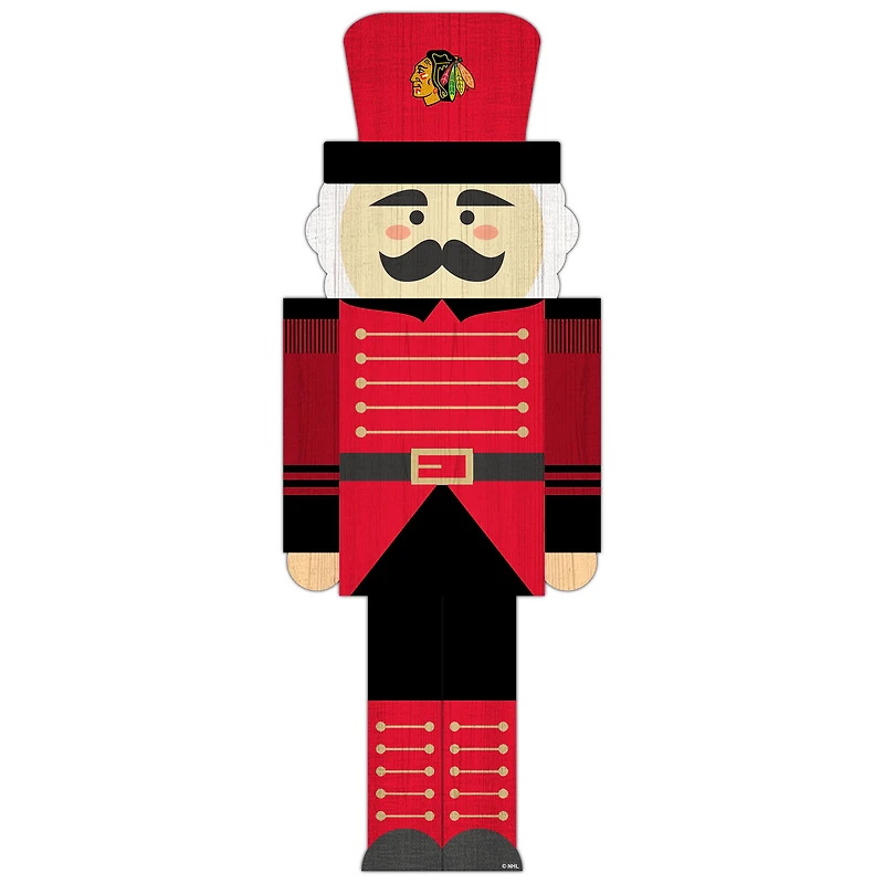 Chicago Blackhawks 31'' Nutcracker Leaner