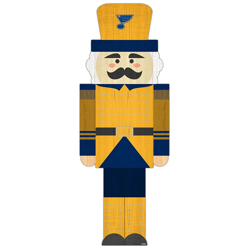 St. Louis Blues 31'' Nutcracker Leaner