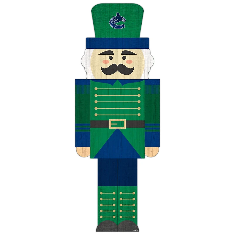 Vancouver Canucks 31'' Nutcracker Leaner