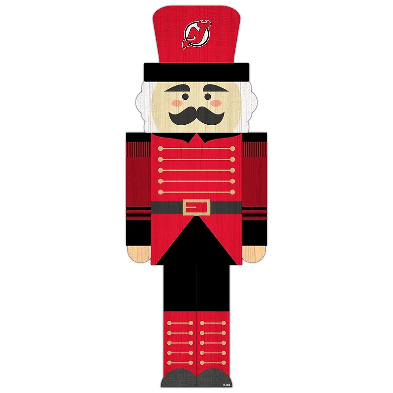New Jersey Devils 31'' Nutcracker Leaner