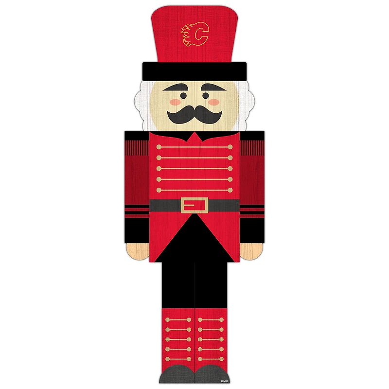 Calgary Flames 31'' Nutcracker Leaner
