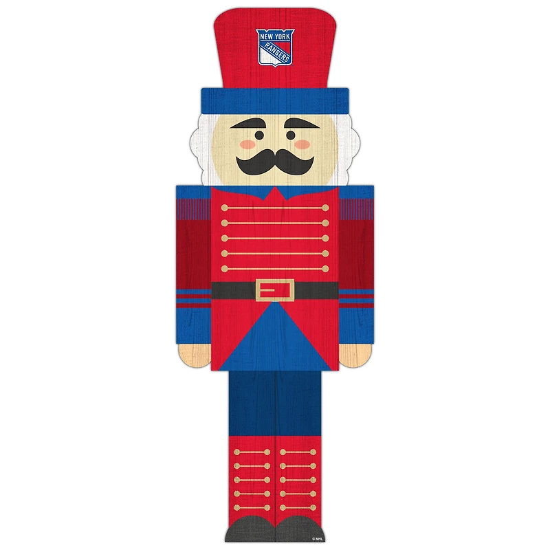 New York Rangers 31'' Nutcracker Leaner