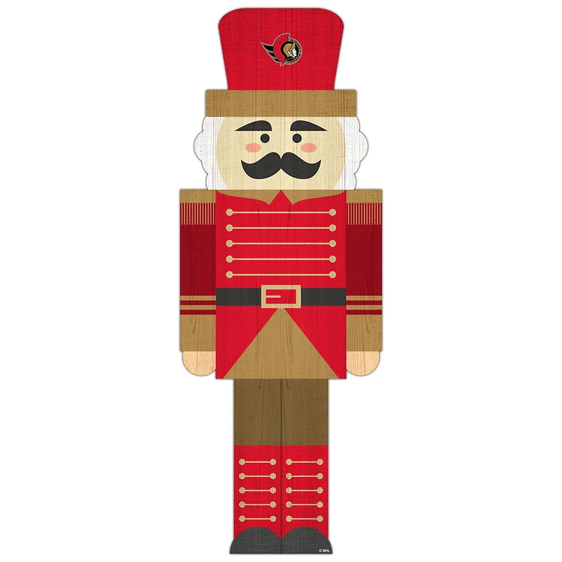 Ottawa Senators 31'' Nutcracker Leaner