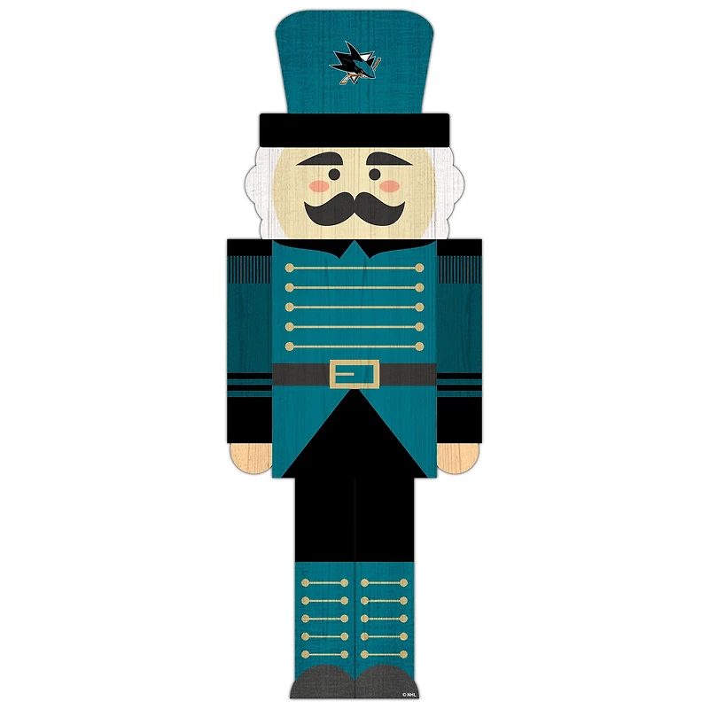 San Jose Sharks 31'' Nutcracker Leaner