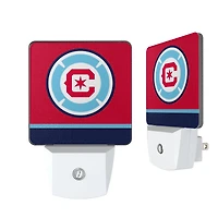 Chicago Fire Stripe Design Nightlight 2-Pack