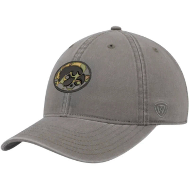 Men's Top of the World Olive Iowa Hawkeyes OHT Military Appreciation Unit Adjustable Hat