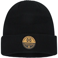 Men's Top of the World Black Mississippi State Bulldogs Elijah Cuffed Knit Hat