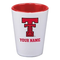 Texas Tech Red Raiders 2oz. Personalized Ceramic Shot Glass