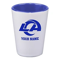 Los Angeles Rams 2oz. Personalized Ceramic Shot Glass