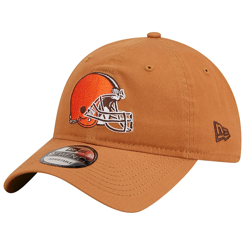 Men's New Era Brown Cleveland Browns  Core Classic 2.0 9TWENTY Adjustable Hat