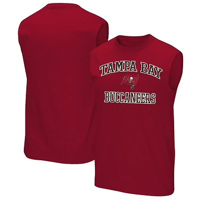 Men's Red Tampa Bay Buccaneers Big & Tall Muscle Tank Top