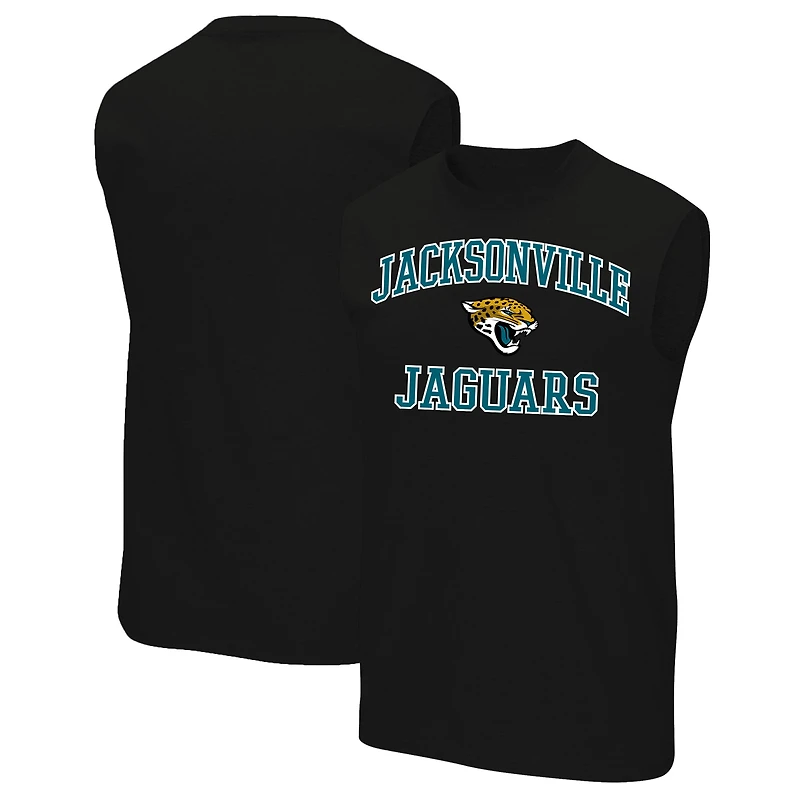 Men's Black Jacksonville Jaguars Big & Tall Muscle Tank Top