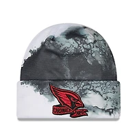 Men's New Era Black Arizona Cardinals 2022 Sideline Ink Dye Tonal Cuffed Knit Hat