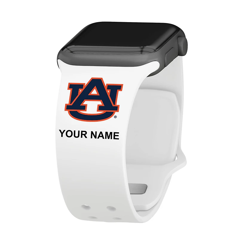Auburn Tigers Personalized Silicone Apple Watch Band