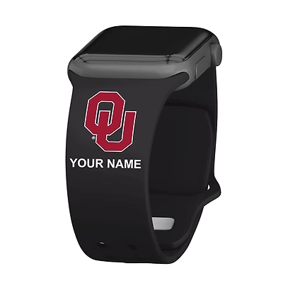Oklahoma Sooners Personalized Silicone Apple Watch Band