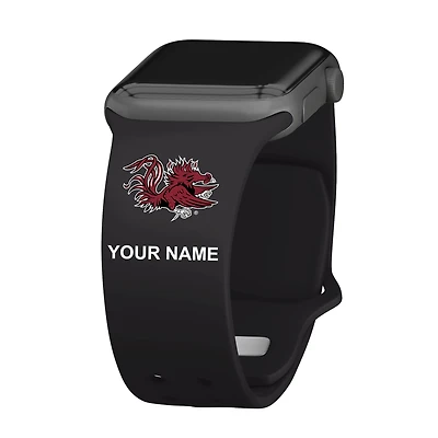 South Carolina Gamecocks Personalized Silicone Apple Watch Band