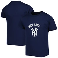 Youth Soft as a Grape Navy New York Yankees Cooperstown Collection T-Shirt