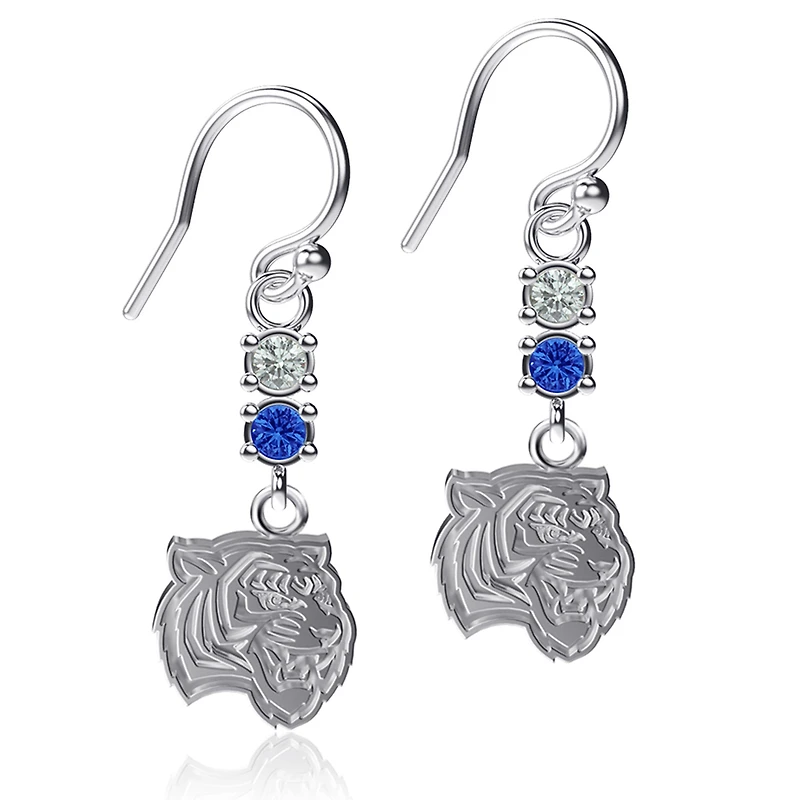 Dayna Designs Tennessee State Tigers Dangle Crystal Earrings