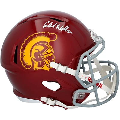Caleb Williams USC Trojans Autographed Riddell Speed Replica Helmet