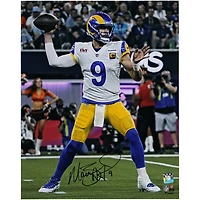 Matthew Stafford Los Angeles Rams Autographed Super Bowl LVI Champions 16'' x 20'' Action Photograph