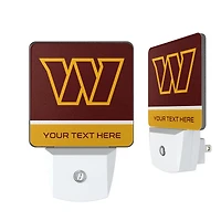 Washington Commanders Personalized 2-Piece Nightlight Set