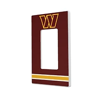 Washington Commanders Stripe Single Rocker Light Switch Plate