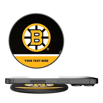 Boston Bruins Personalized 10-Watt Wireless Phone Charger