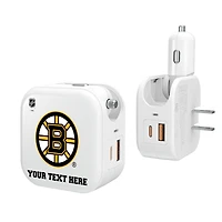 Boston Bruins Personalized 2-In-1 USB Charger
