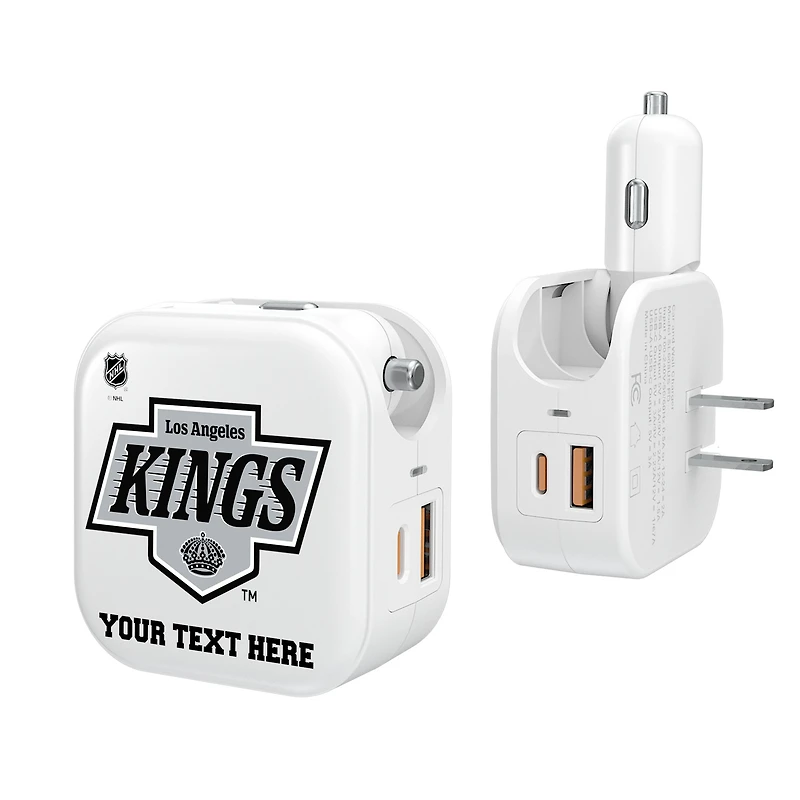 Los Angeles Kings Personalized 2-In-1 USB Charger