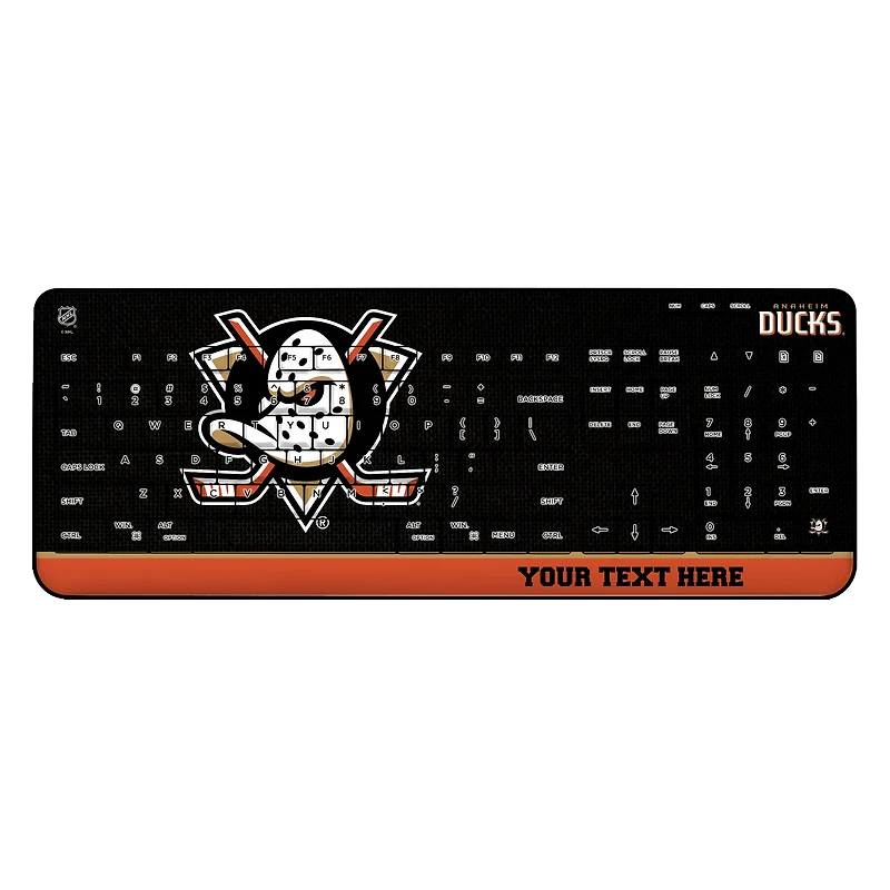 Anaheim Ducks Personalized Wireless Keyboard