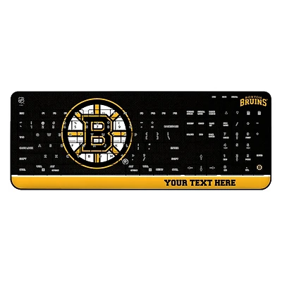 Boston Bruins Personalized Wireless Keyboard