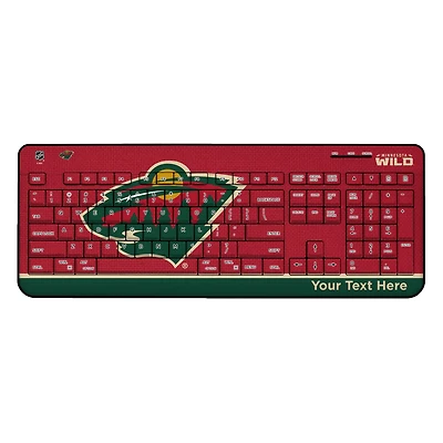 Minnesota Wild Personalized Wireless Keyboard