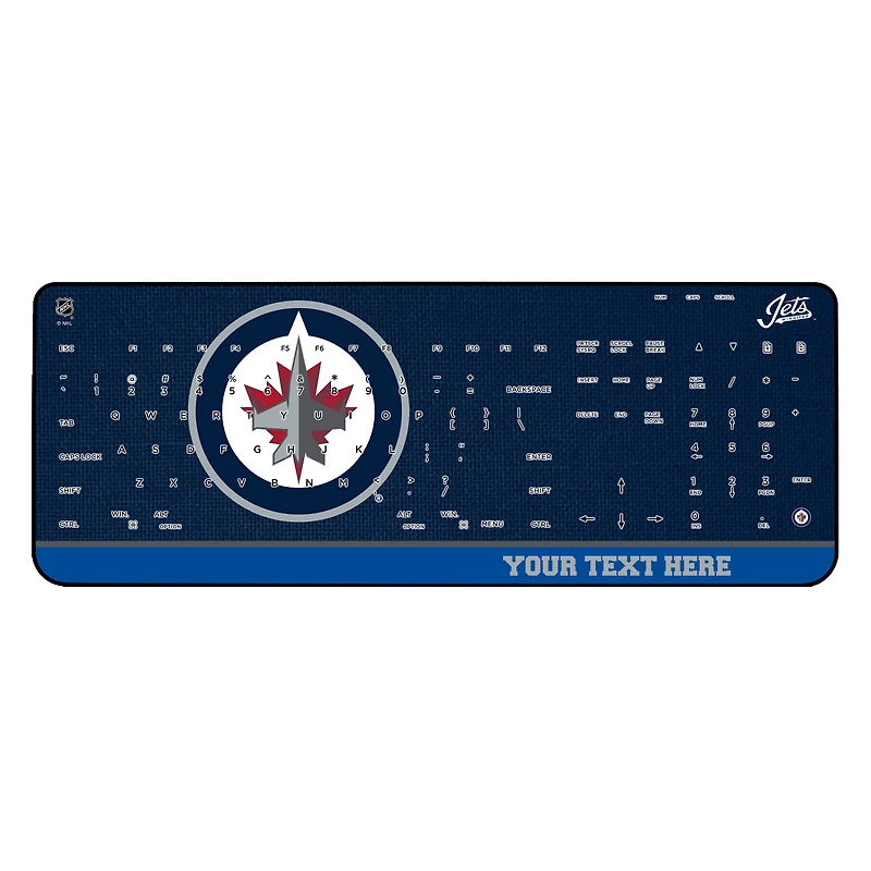 Winnipeg Jets Personalized Wireless Keyboard