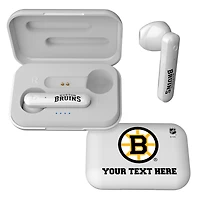 Boston Bruins Personalized Insignia Design Wireless Earbuds