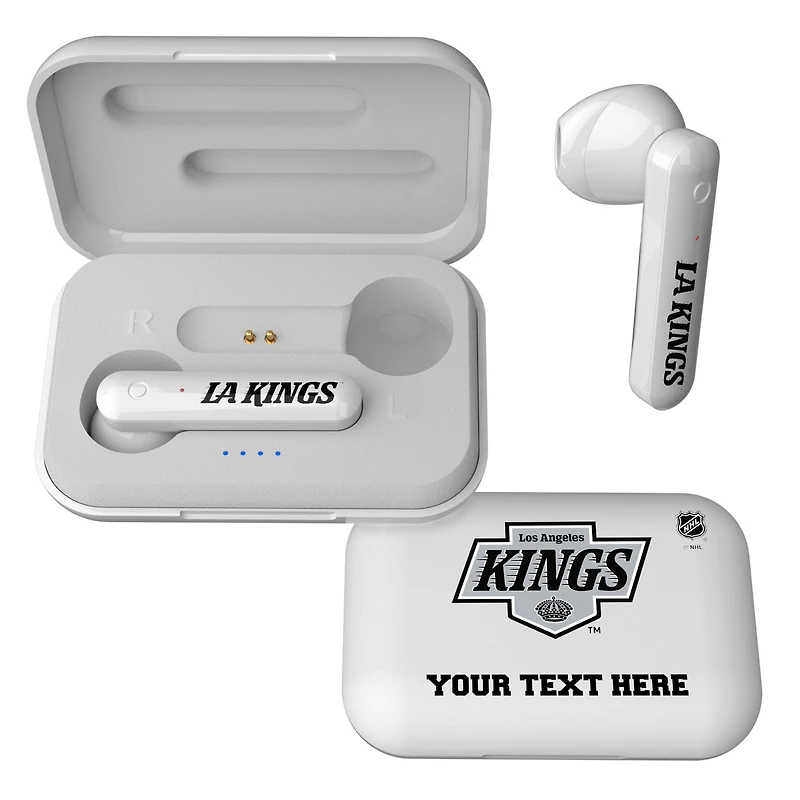 Los Angeles Kings Personalized Insignia Design Wireless Earbuds