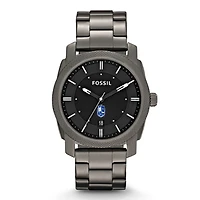 Fossil SUNY Geneseo Knights Machine Smoke Stainless Steel Watch