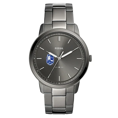 Fossil SUNY Geneseo Knights The Minimalist Three-Hand Smoke Watch