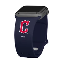 Cleveland Guardians 38/40/41mm Logo Silicone Apple Watch Band