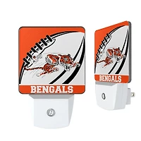 Cincinnati Bengals Passtime Design Nightlight 2-Pack
