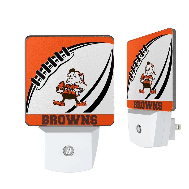 Cleveland Browns Passtime Design Nightlight 2-Pack
